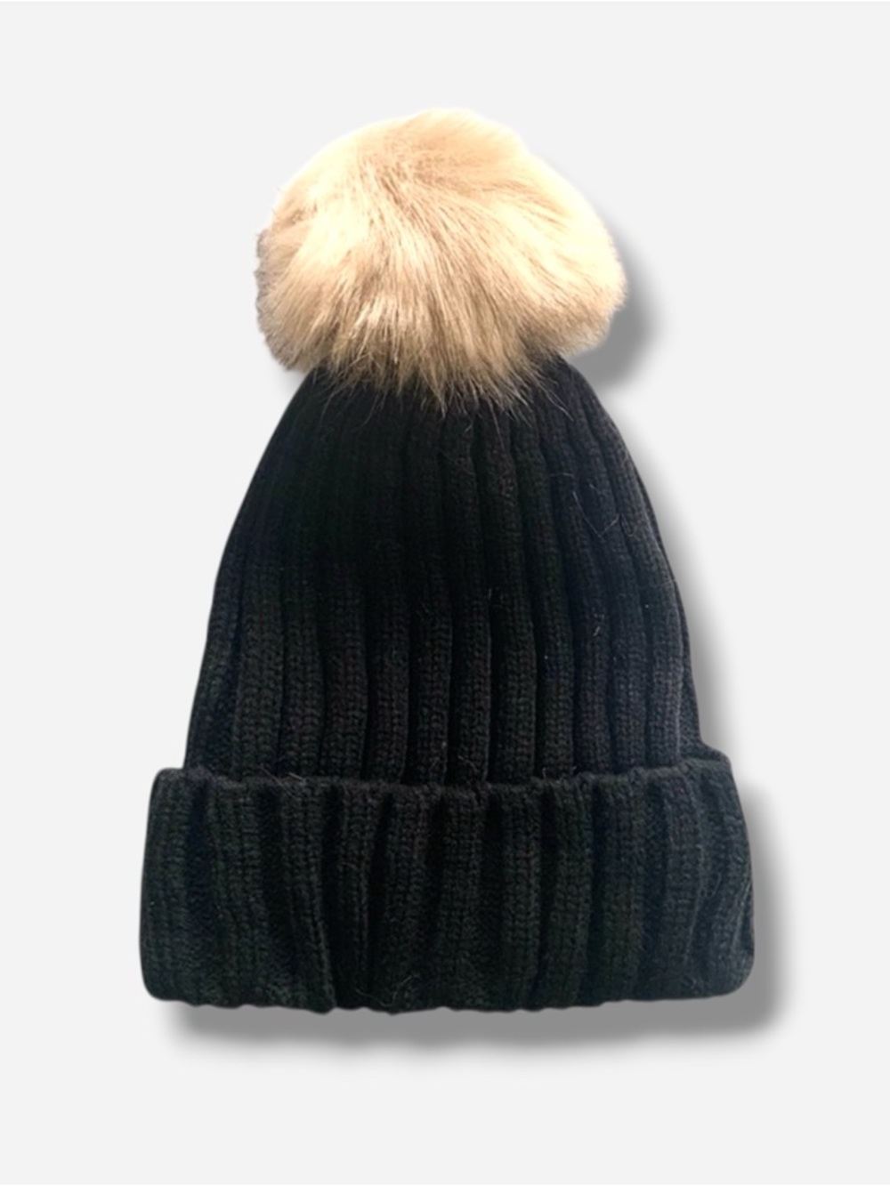 🌸New🌸 Women’s Faux Fur Pom Pom Beanie Hat 3 colors